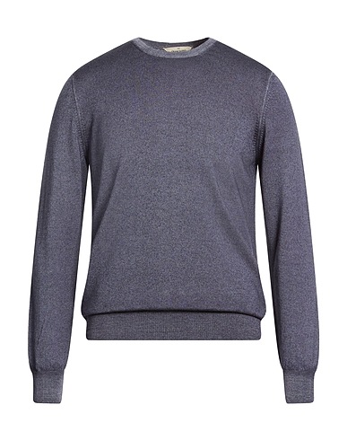 GRAN SASSO Jumper VINTAGE Slate blue 100% Virgin Wool