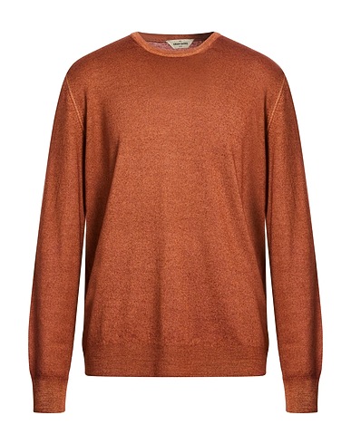 GRAN SASSO Jumper VINTAGE MARRONE 100% Virgin Wool