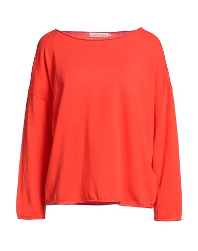MIA FRATINO Jumper Red 95% Cotton, 5% Cashmere