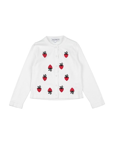 SIMONETTA Cardigan Blanc 100% Coton