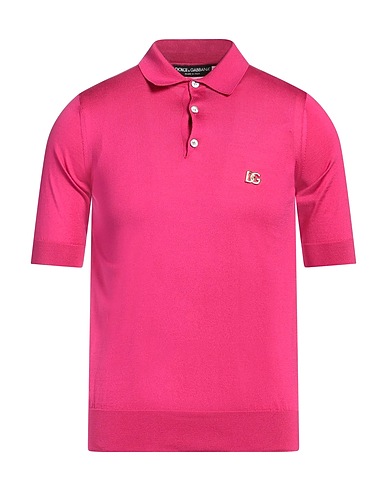 DOLCE&GABBANA Jumper Magenta 100% Silk, Zamak