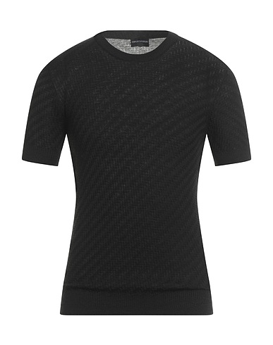 EMPORIO ARMANI Jumper Black 50% Acrylic, 30% Lyocell, 20% Wool