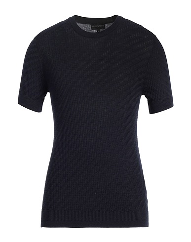 EMPORIO ARMANI Jumper Midnight blue 50% Acrylic, 30% Lyocell, 20% Wool