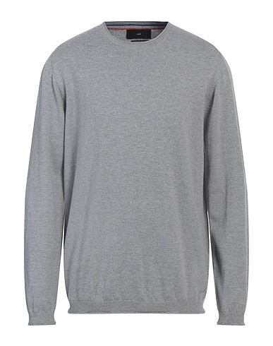 LIU •JO MAN Pullover Grigio chiaro 38% Cotone, 27% Lana, 20% Poliammide, 15% Poliestere