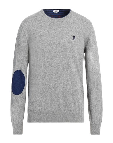 U.S.POLO ASSN. Jumper Light grey 45% Wool, 25% Polyamide, 25% Viscose, 5% Cashmere