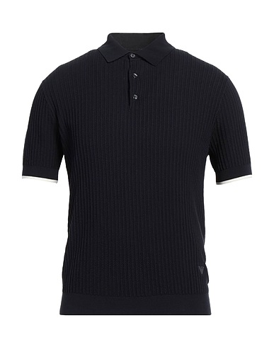 EMPORIO ARMANI Pullover Blu notte 100% Cotone, Poliammide, Elastan