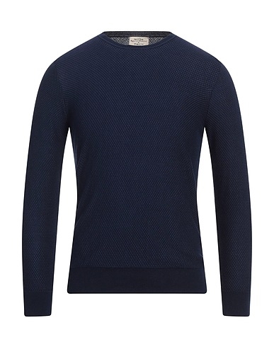 HERITAGE Pullover Blu notte 100% Cotone