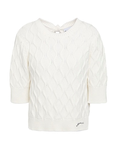 GANNI Sweater White 100% Organic cotton