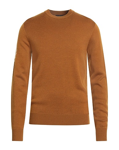 FRED PERRY Jumper Camel 50% Wool, 25% Acrylic, 25% Recycled acetate