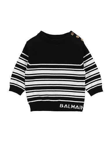 BALMAIN Jumper Black 100% Cotton