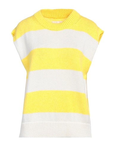 LABO.ART Sweater Yellow 50% Cotton, 50% Linen