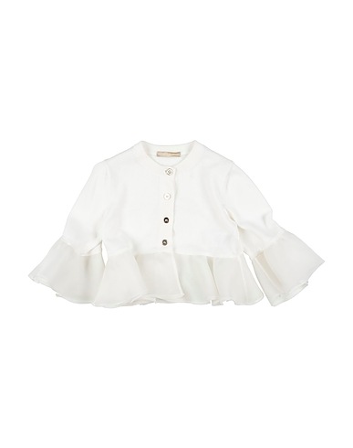 ELIE SAAB Cardigan White 100% Cotton, Silk