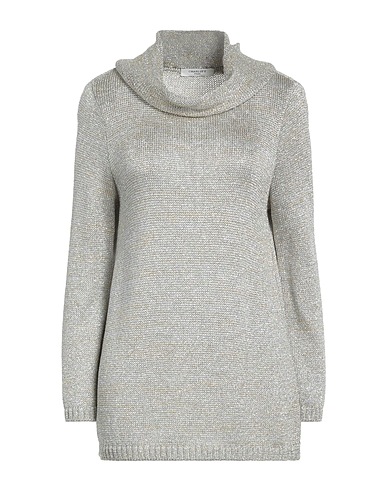CHARLOTT Polo neck Silver 60% Viscose, 40% Polyester