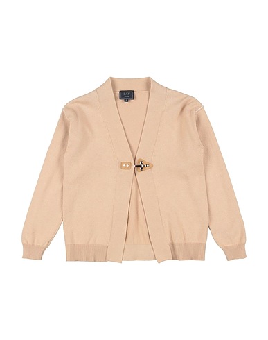 FAY Cardigan 100% Cotton, Leather