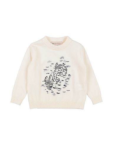 PUCCI Pullover Avorio 100% Lana Vergine
