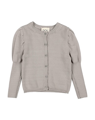 DOUUOD Cardigan Light grey 57% Cotton, 43% Polyamide
