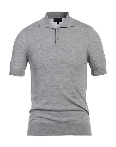 EMPORIO ARMANI Sweater Light grey 100% Virgin Wool