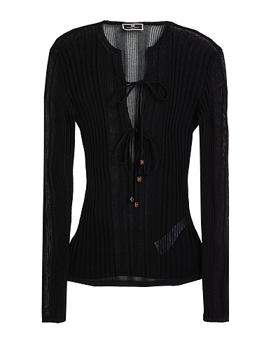 ELISABETTA FRANCHI Jumper Black 88% Viscose, 12% Polyamide