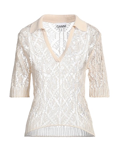 GANNI Sweater Cream 100% Organic cotton