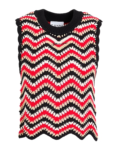 GANNI Sleeveless jumper 100% Organic cotton