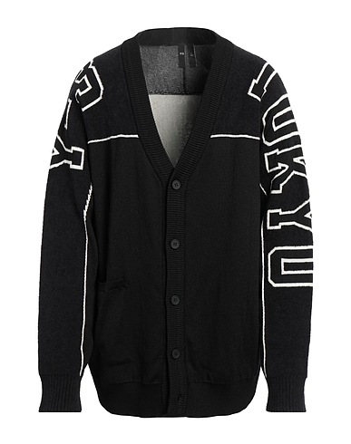 Y-3 Strickjacke Schwarz 45% Polyester, 37% Lyocell, 9% Baumwolle, 5% Polyamid, 4% Viskose