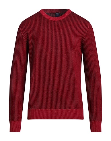 FEDELI Sweater Red 100% Merino Wool