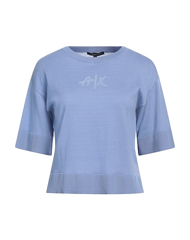 ARMANI EXCHANGE Jumper Slate blue 60% Cotton, 40% Polyester