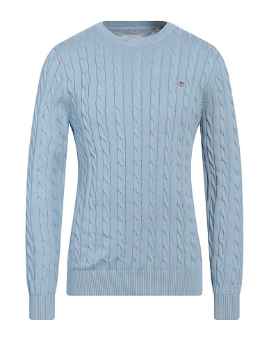 GANT Pullover Hellblau 100% Baumwolle
