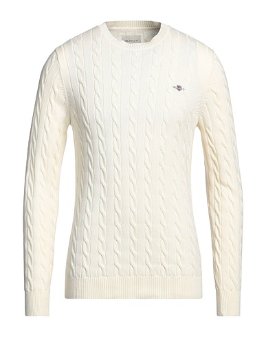 GANT Pullover Panna 100% Cotone