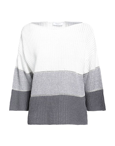 TONET Jumper White 73% Linen, 27% Cotton