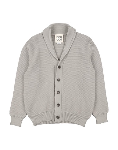 DOUUOD Strickjacke Grau 57% Baumwolle, 43% Polyamid