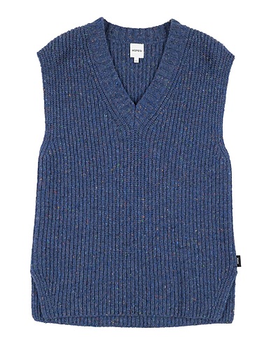 ASPESI Jumper Slate blue 60% Wool, 20% Polyamide, 20% Viscose