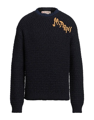 MARNI Sweater Midnight blue 100% Virgin Wool