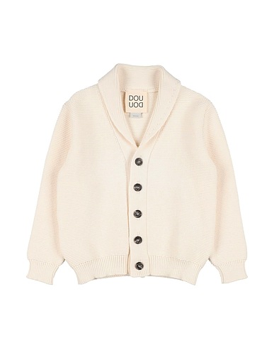 DOUUOD Cardigan AVORIO 57% Cotton, 43% Polyamide