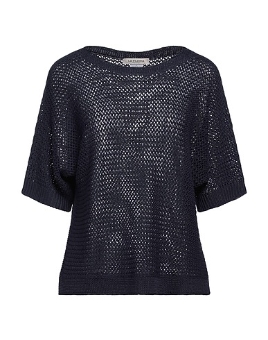 LA FILERIA Jumper Navy blue 82% Viscose, 18% Polyester