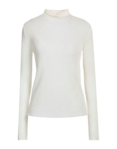 JIL SANDER Polo neck Cream 100% Wool