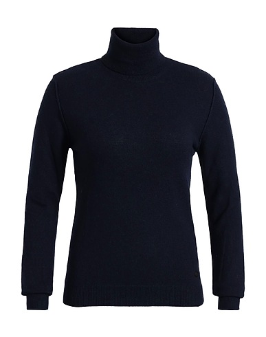 WOOLRICH 터틀넥 니트 미드나잇 블루 35% 폴리아미드, 30% 비스코스, 30% 울, 5% 캐시미어
