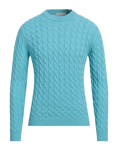 WOOL & CO Pullover Celeste 80% Lana, 20% Poliammide
