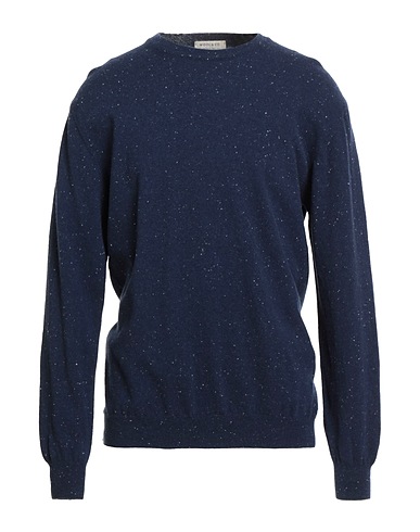 WOOL & CO Pullover Blu navy 100% Lana Merino