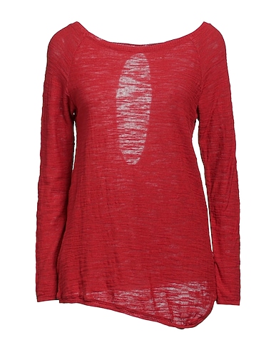 SOALLURE Sweater Burgundy 93% Cotton, 7% Polyamide