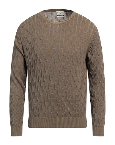 HERITAGE Pullover Khaki 100% Cotone
