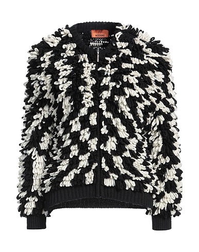 MISSONI Strickjacke Schwarz 100% Wolle