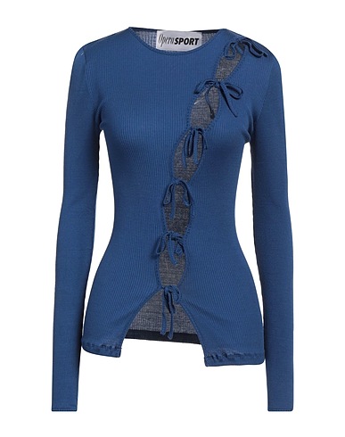 OPÉRA SPORT Jumper Blue 100% Recycled silk