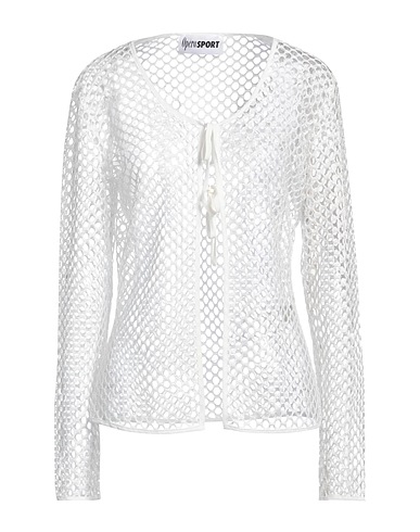 OPÉRA SPORT Strickjacke Weiß 100% Recyceltes Polyester
