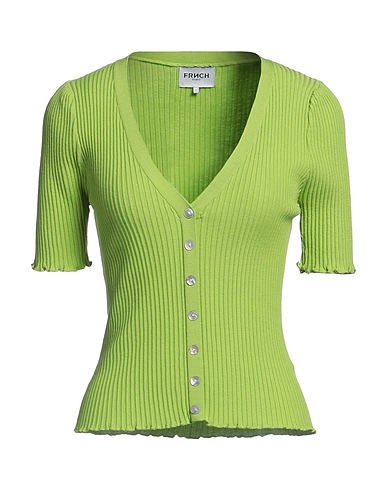 FRNCH Cardigan Lime green 72% Viscose, 28% Polyester