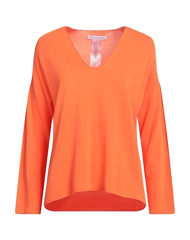 CARACTÈRE Jumper Orange 63% Viscose, 37% Polyamide