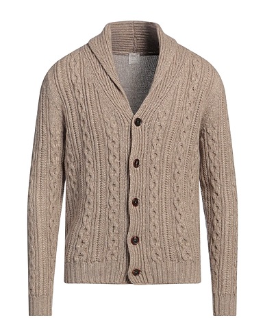 FEDELI Cardigan Sand 100% Cashmere