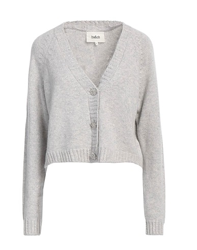 BA&SH Cardigan Light grey 100% Cashmere