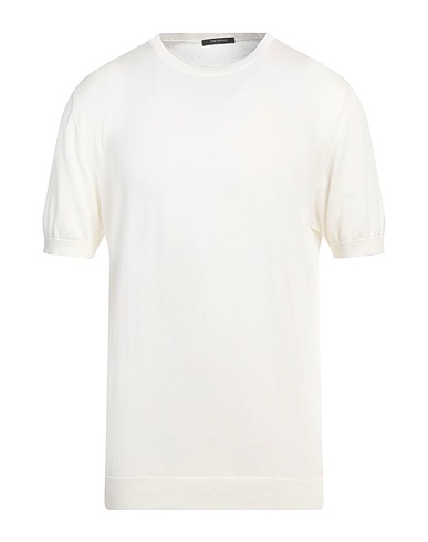 BELLWOOD Pullover Avorio 55% Seta, 45% Cotone