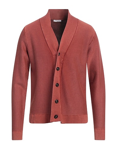BOGLIOLI Cardigan Rust 80% Cotton, 20% Silk